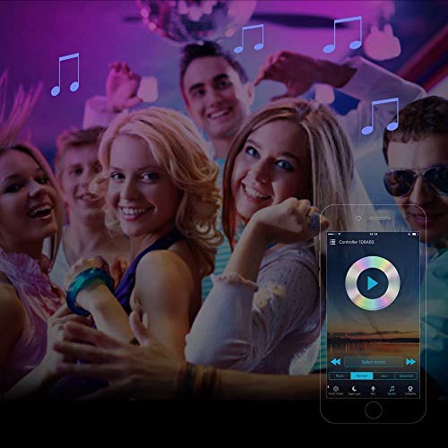 Aubric وحدة تحكم LED ذكية واي فاي من أوبريك، وحدة تحكم لاسلكية لأضواء شريط LED RGB، متوافقة مع أليكسا وجوجل هوم وIFTTT، تطبيق ماجيك هوم مجاني عبر هواتف آيفون أو أندرويد (عبوة 2) - Image 4