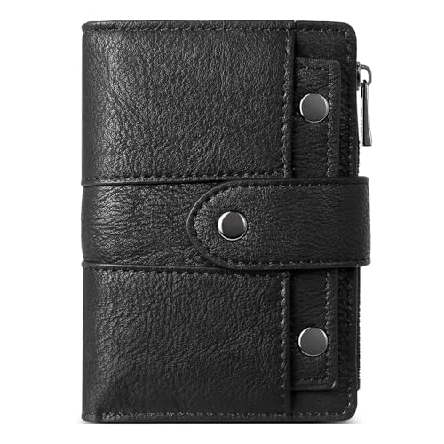 CLUCI Small Wallet for Women Leather Slim Womens Wallet Bifold Multi Card Holder Organizer Designer with Removable ID Window - Image 1