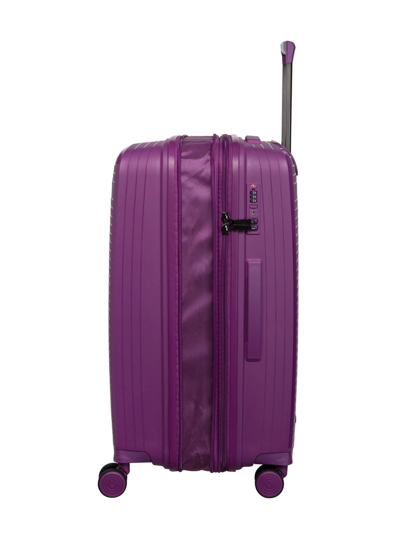 it Luggage it luggage Spontaneous, Unisex Polypropylene Material Hard Case Luggage, 8x360 degree Spinner Wheels, Expandable Trolley Bag, TSA Type lock,15-2881-08, Size Cabin, Color Lilac Purple  - Image 2
