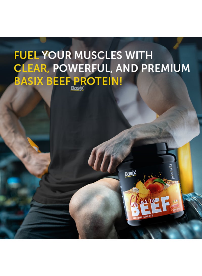 باسيكس بروتين لحم بقري معزول بنكهة شاي الخوخ المثلج 2.2 رطل - Image 5