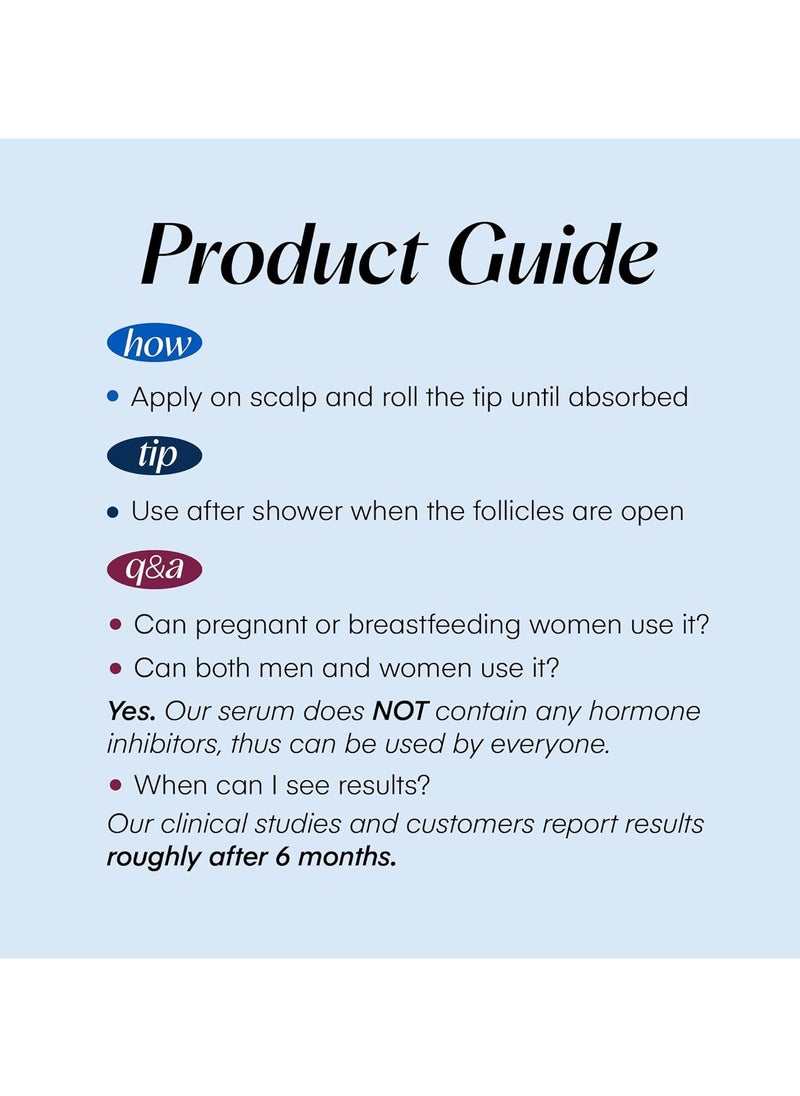 HOEGOA - Topical Hair Growth Treatment with Scalphy Viral Effect for Hair Loss, Thinning and Retrieving Hairline | Scalp Massager with Scalphy Ball - Image 1
