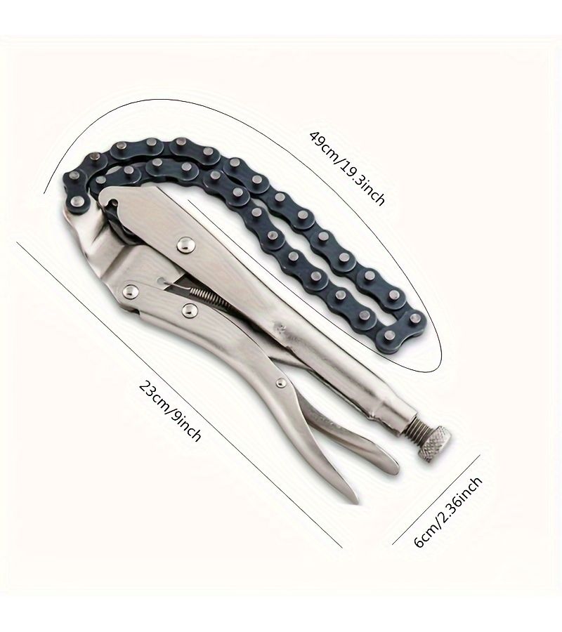 19.29 Inch C Fixed Pliers 2Pcs Multifunctional Manual Force Car Filter Tool Set - Image 2