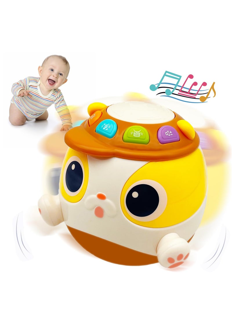 Excefore Crawling Musical Toys, Baby Toys Light Up Musical for 18 Months+ Crawling Learning Tummy Time 2 3 Year Old Infant Boys Girls Gifts  - Image 1