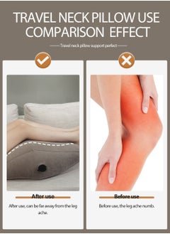 HomarKet Leg Positioner Pillows, Leg Elevation Pillows for Relieve Muscle Fatigue, Promote Blood Circulation and Reduce Swelling, Inflatable Wedge Pillows for Sleeping, Post-Operative Recovery  - Image 5