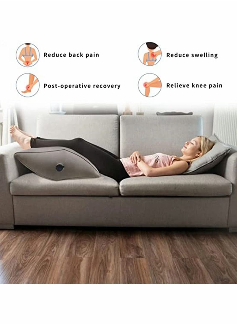 HomarKet - Leg Positioner Pillows, Leg Elevation Pillows for Relieve Muscle Fatigue, Promote Blood Circulation and Reduce Swelling, Inflatable Wedge Pillows for Sleeping, Post-Operative Recovery - Image 1