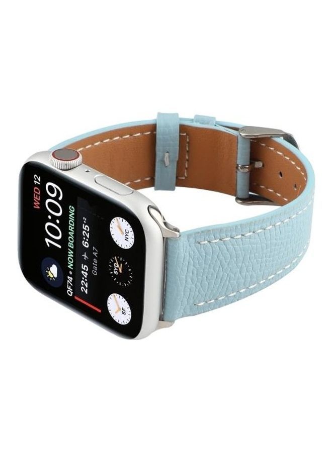 نيبمينينت سوار ساعة بديل من نسيج متقاطع صغير الخصر أزرق سماوي - Image 5