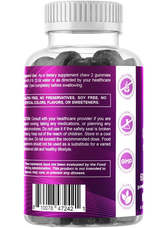 Vitamatic Iron 65 mg Gummies Supplement for Women & Men - 60 Vegan Gummies - Great Tasting Iron Gummy Vitamins with Vitamin C (1) - Image 4