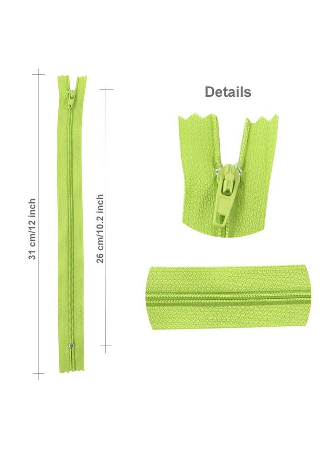 ريناشد سحابات نايلون ملفوفة من Renashed، 60 قطعة، مقاس 12 بوصة، مناسبة للخياطين والخياطين والحرف اليدوية (لون بيج) - Image 2