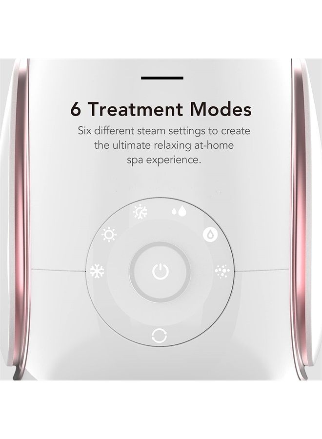 Fancii جهاز بخار الوجه النانو الأيوني الساخن والبارد مع العلاج بالروائح و 6 إعدادات سبا - 30 دقيقة من البخار - ساونا الوجه الاحترافية في المنزل لترطيب البشرة وتنظيف المسام (ريفو) - Image 2