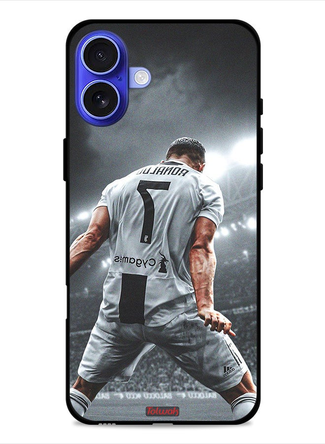 Tolwak Apple iPhone 16 Protective Case Cover Cristiano Ronaldo Celebration - Image 1
