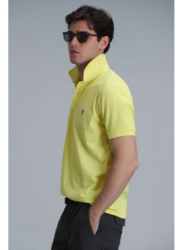 Lufian Men's Laon Smart Polo T-Shirt 111040164 Yellow  - Image 5