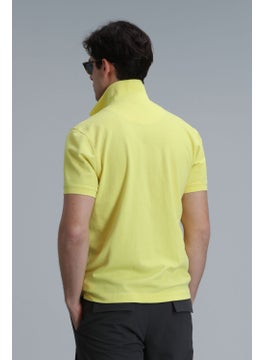 Lufian Men's Laon Smart Polo T-Shirt 111040164 Yellow  - Image 4
