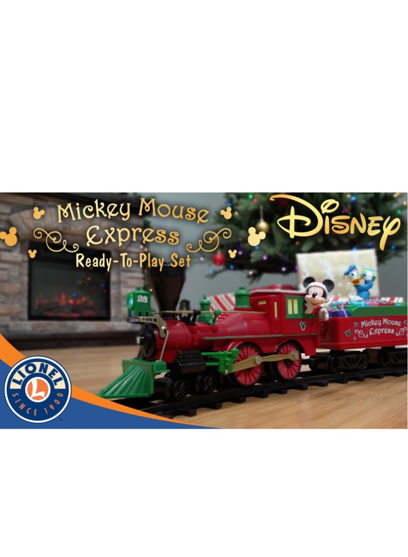 ليونيل مجموعة هدايا عيد الميلاد للقطار السريع من ديزني ميكي ماوس جاهزة للعب بجهاز تحكم عن بعد 712081 - Image 2