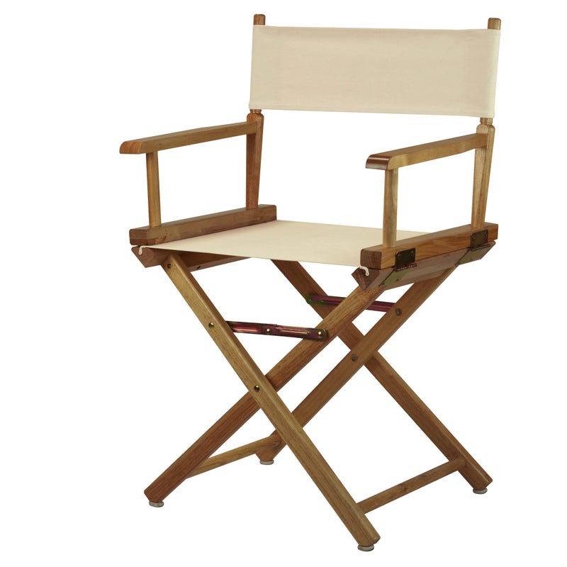 Casual Home Casual Home 18 Directors Chair Natural Frame with Wheat Canvas
