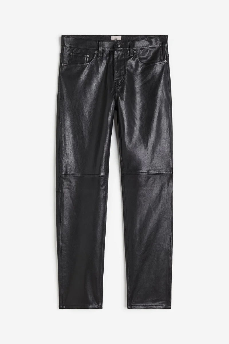 H&M Leather trousers