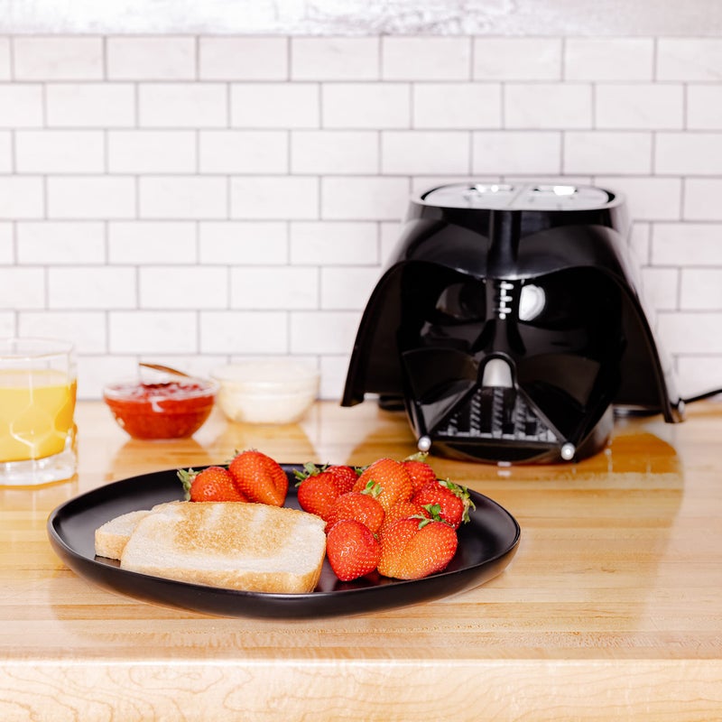 Uncanny Brands Star Wars Darth Vader Halo Toaster - Lights-Up and Makes Lightsaber Sounds - Image 5