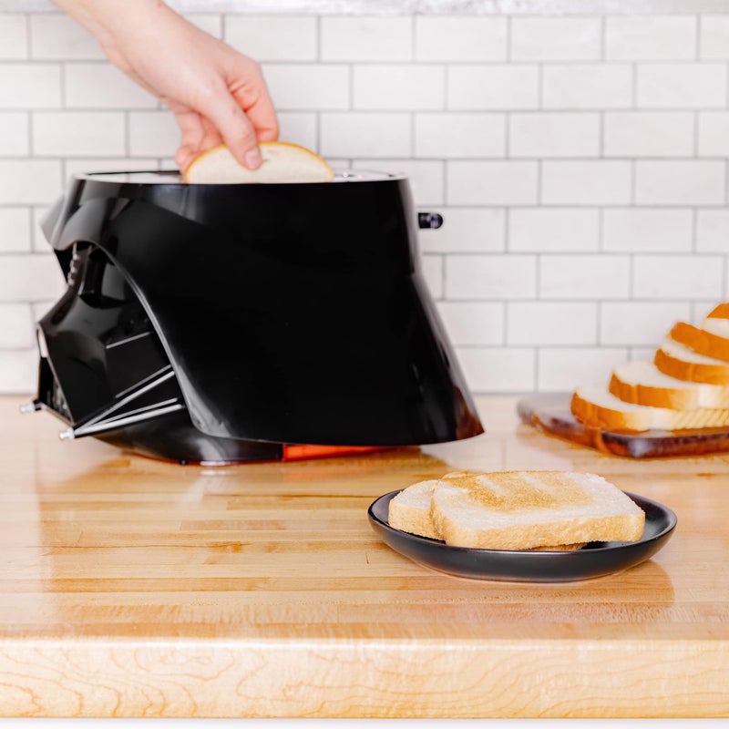 Uncanny Brands Star Wars Darth Vader Halo Toaster - Lights-Up and Makes Lightsaber Sounds - Image 3