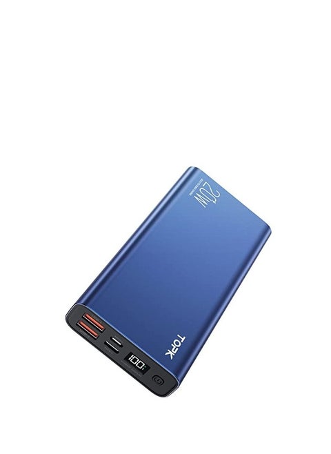 TOPK Power Bank, 20W USB C Fast Charging 20000mAh Portable Charger, PD3.0 QC4.0 Battery Pack With Digital Display PowerBank Compatible with iPhone 13 Pro Max, Samsung, Huawei, iPad, and More