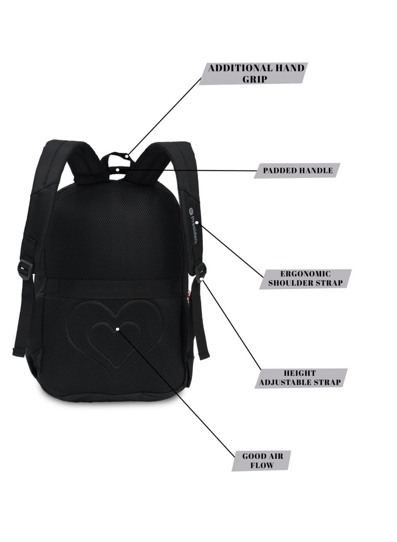 President School Backpack Waterproof Book Bag with Compartments and Doll Pendant for Kids, ( BLACK ) Model-scp0024-17 - Image 3