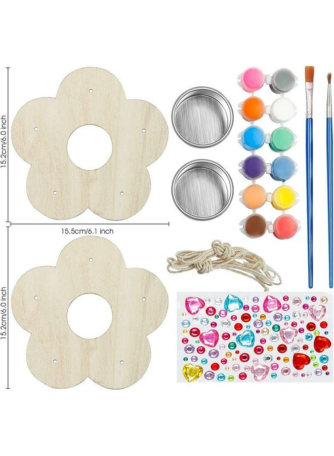 Gooidea Kids Arts And Crafts Bird Feeders For Outside, 2Pack Diy Wooden Paint Kits Outdoor Toys For Boys Girls Age 35 48 812 - Image 3