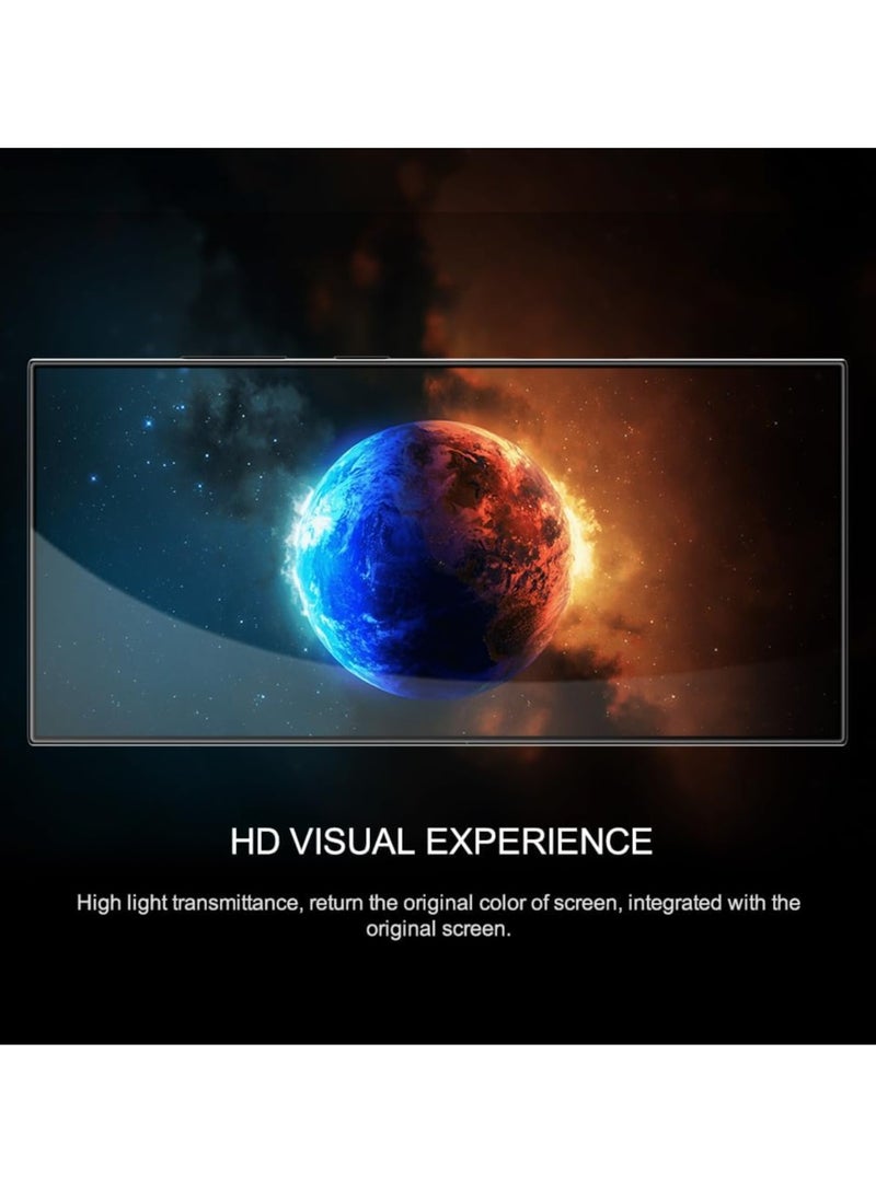 بروماس شاشة حماية نانو 11D للشاشة لهاتف سامسونج جالاكسي S24 الترا بتغطية كاملة من الحافة إلى الحافة مضادة للانفجار والبصمة - Image 2