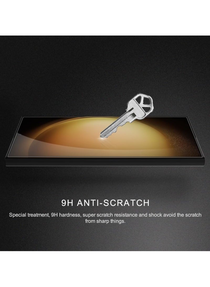 بروماس شاشة حماية نانو 11D للشاشة لهاتف سامسونج جالاكسي S24 الترا بتغطية كاملة من الحافة إلى الحافة مضادة للانفجار والبصمة - Image 3