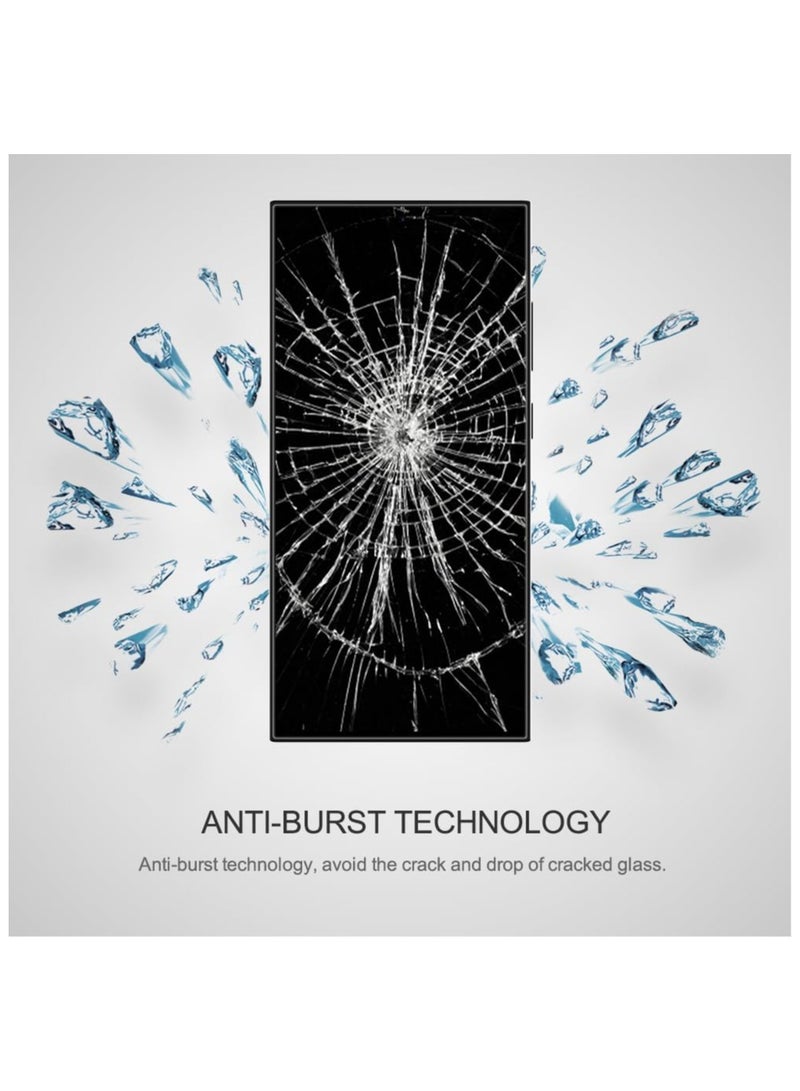 بروماس شاشة حماية نانو 11D للشاشة لهاتف سامسونج جالاكسي S24 الترا بتغطية كاملة من الحافة إلى الحافة مضادة للانفجار والبصمة - Image 4
