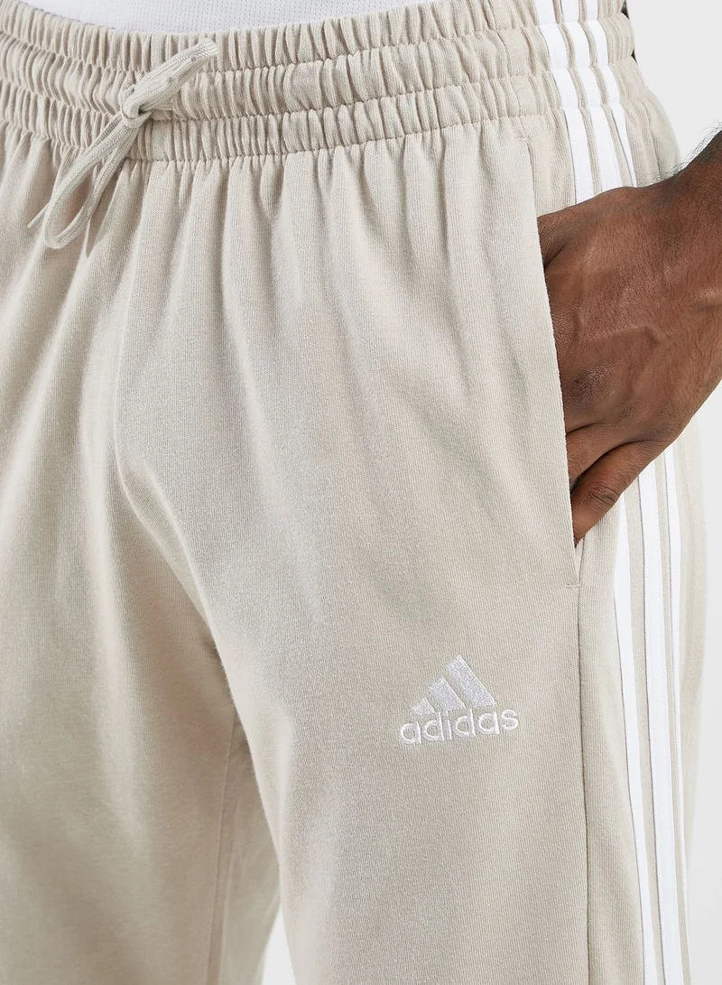 Adidas 3-Stripes Single Jersey Tapered Open Pants