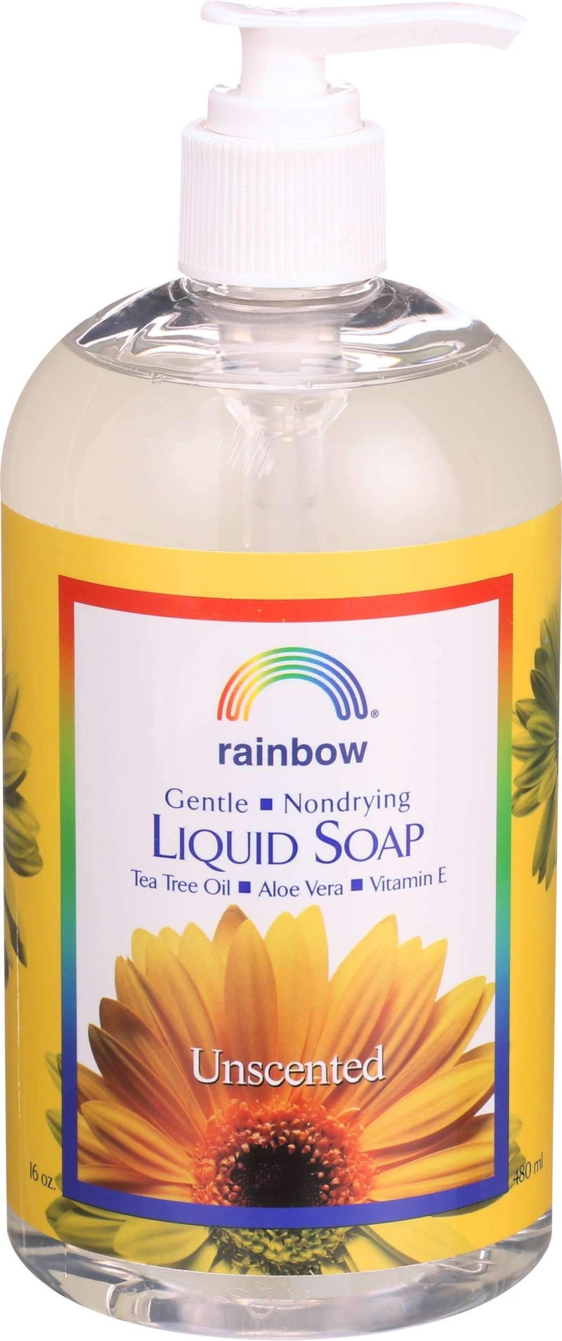 Rainbow Research Liquid Soap Gentle Nondrying Unscented 16 Fluid Ounce