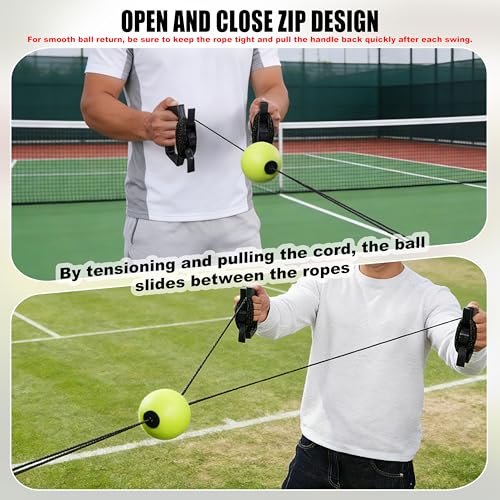 Hikeen Baseball Batting Trainer,Hitting Practice Equipment with 20m Rope,Outdoor Level Rebound Swing Trainer for All Age - Image 4