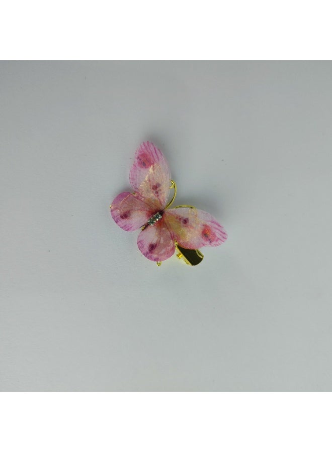 Butterfly-shaped hair clips - 4 pieces - Image 4