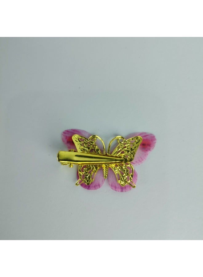Butterfly-shaped hair clips - 4 pieces - Image 5