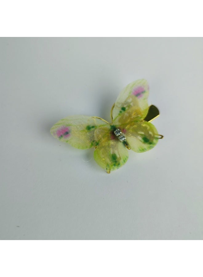 Butterfly-shaped hair clips - 4 pieces - Image 2