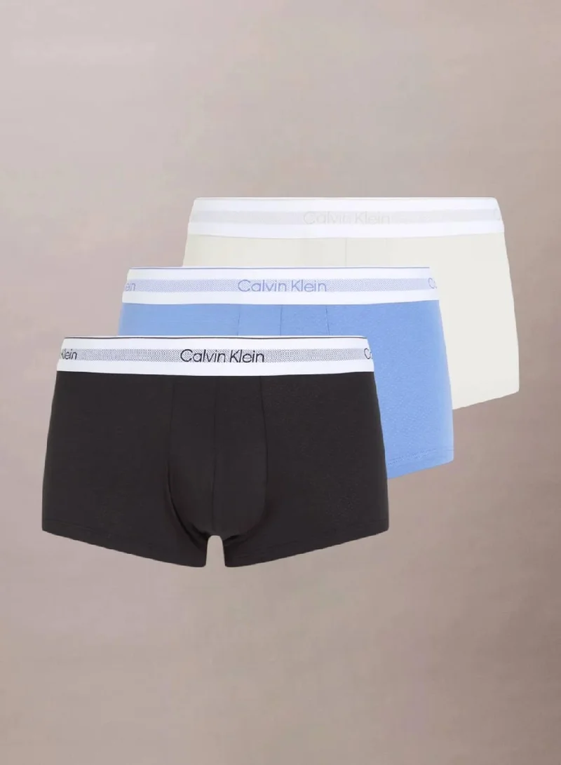 كالفن كلاين ثلاث قطع بوكسرات منخفضة الخصر - شبكة مودال أيقونية