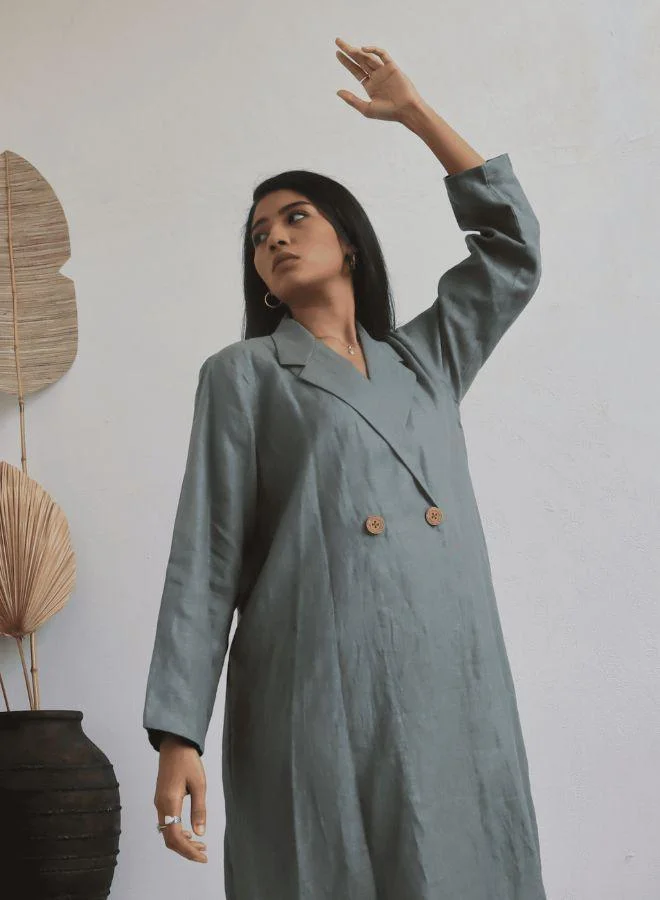 The Untitled Project Peppermint Lush - Blazer Abaya