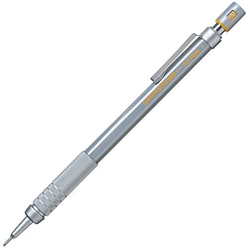 Pentel Packaged Graph Gear 500 Automatic Drafting Pencil, 0.9mm, Yellow Accents (XPG519) - Image 1