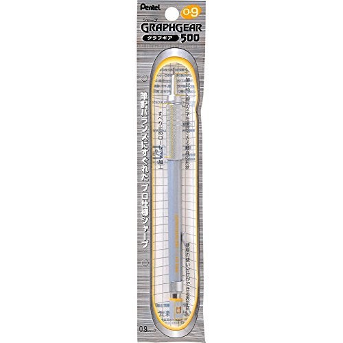Pentel Packaged Graph Gear 500 Automatic Drafting Pencil, 0.9mm, Yellow Accents (XPG519) - Image 2