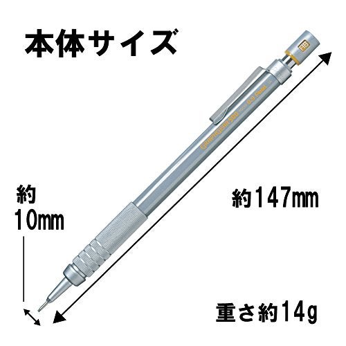 Pentel Packaged Graph Gear 500 Automatic Drafting Pencil, 0.9mm, Yellow Accents (XPG519) - Image 3