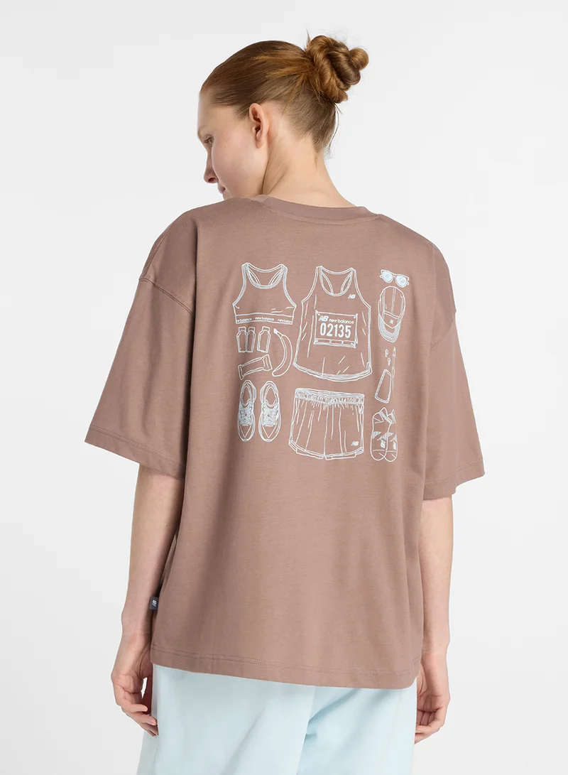 نيو بالانس Essentials Logo T-Shirt
