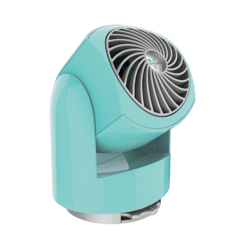 Vornado مروحة فانواردو فليبي V6 المدمجة لتدوير الهواء، مروحة سفر هادئة محمولة للمكتب أو غرفة النوم، رأس قابل للتعديل، سرعتان، أزرق بليس - Image 1