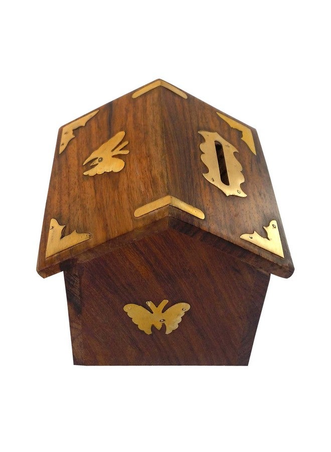 ITOS365 ITOS365 Handicrafted Wooden Money Bank - Coin Saving Box - Piggy Bank - Gifts for Kids, Girls, Boys & Adults  - Image 4