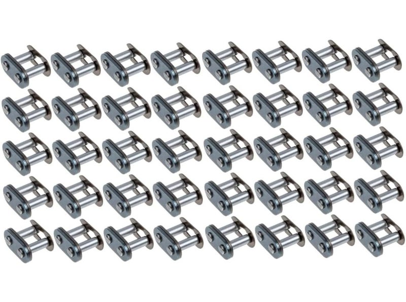 2 Pack 40Pcs ATV Motorcycle Transmission Repair Chain Connecting Link Compatible Mini Dirt Agricultural Machines - Image 1
