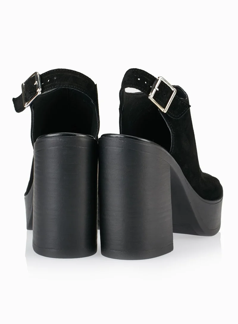 TOPSHOP NYA Chunky Sling Back Platform Sandals