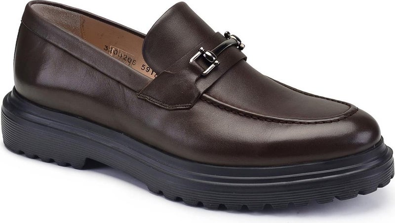 Nevzat Onay Brown Laceless Men's Shoes -59182-  - Image 2