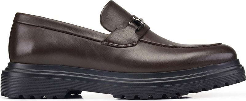 Nevzat Onay Brown Laceless Men's Shoes -59182-  - Image 1