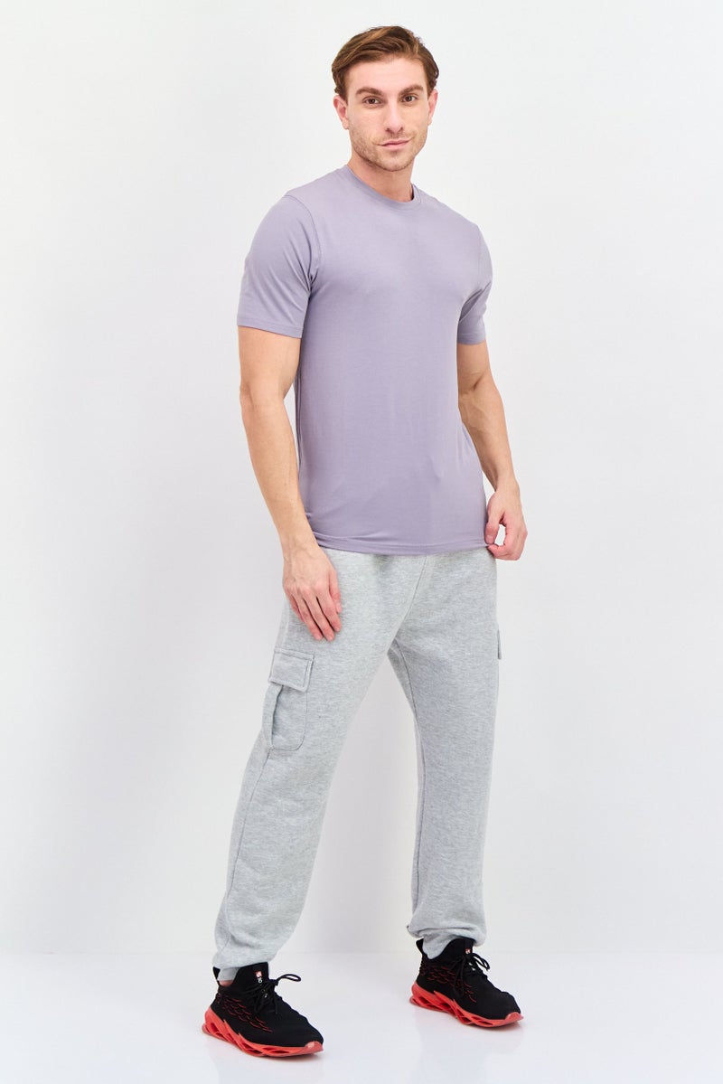 Legend Men Sportswear Fit Short Sleeve Training T-shirts, Grey - Image 4