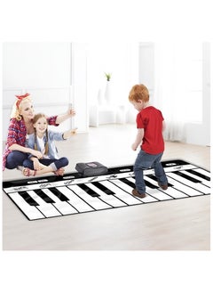 Zippy Mat Jumbo Touch Keyboard Mat Piano Mat Dance Floor Playmat Carpet for Kids Toddlers Nursery - 24 Keys / 8 Instruments  - Image 1