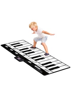 Zippy Mat Jumbo Touch Keyboard Mat Piano Mat Dance Floor Playmat Carpet for Kids Toddlers Nursery - 24 Keys / 8 Instruments  - Image 2