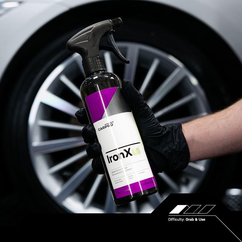CarPro IronX Iron Remover: Lemon Scent - Stops Rust Spots and Pre-Mature Failure of the Clear Coat, Iron Contaminant Removal - 500mL with Sprayer (17oz) - Image 2