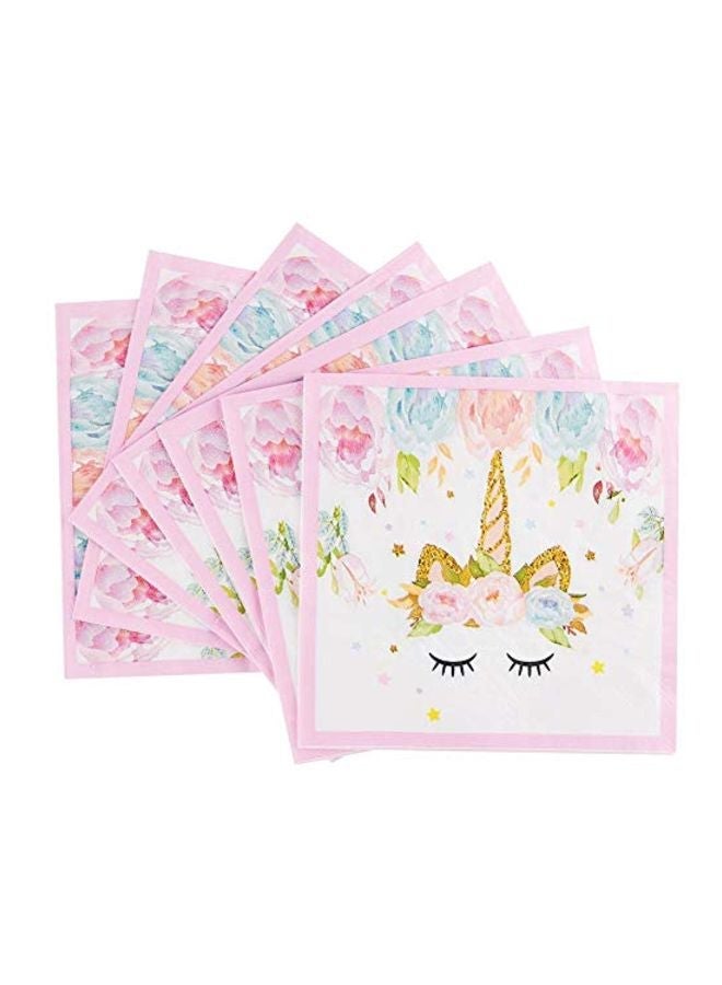 NIBEMINENT 110-Piece Unicorn Party Supplies Kit - Image 5